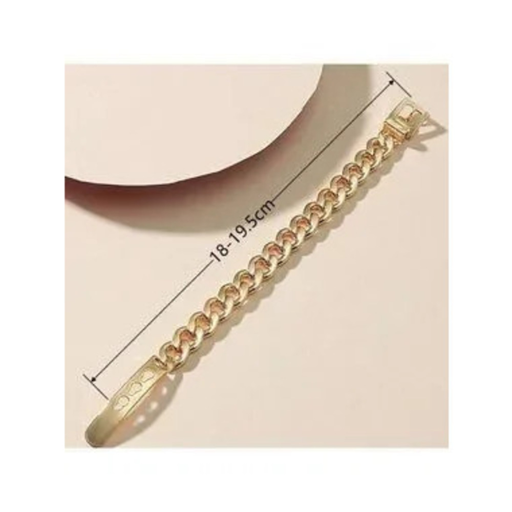 Silver Belt Chain Bracelet